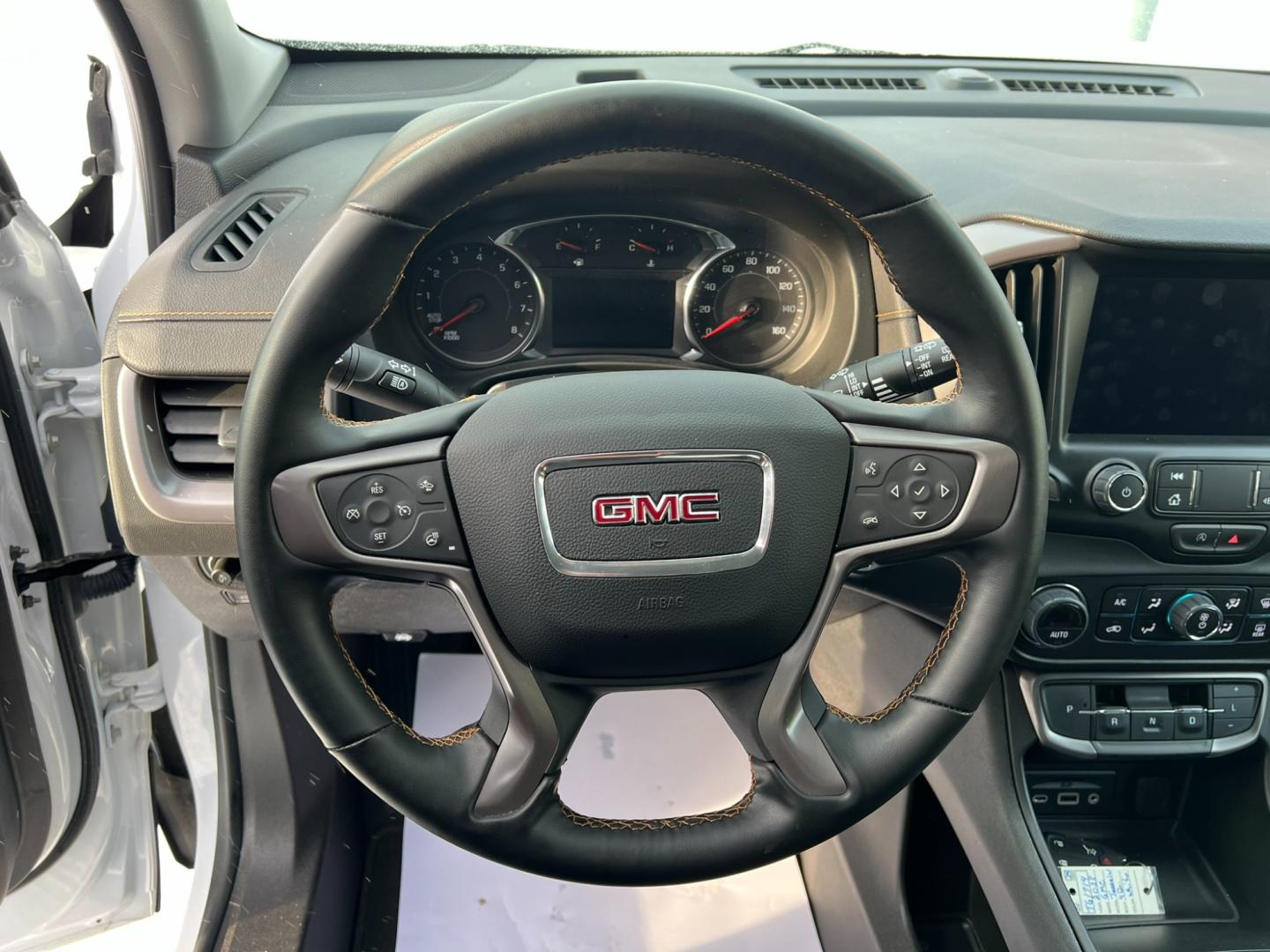 2023 WHITE /Grey GMC Terrain AT4 (3GKALYEG2PL) with an 1.5L I-4 DI DOHC T/C engine, Automatic transmission, located at 116 5th Avenue South, Lewistown, MT, 59457, 47.063877, -109.427879 - Introducing the 2023 GMC Terrain AT4 AWD - the perfect blend of rugged capability and refined comfort. Built to tackle any terrain with confidence, this SUV is designed to elevate your driving experience. Equipped with all-wheel drive, the Terrain AT4 is ready to take on challenging road conditio - Photo#7